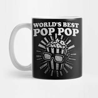 Pop Pop Shirt, Grandpa Shirt, Funny Papa Shirt, Gift For Grandpa, Fathers Day, Funny Shirt For Grandpa, World's Best Pop Pop, Popcorn Mug